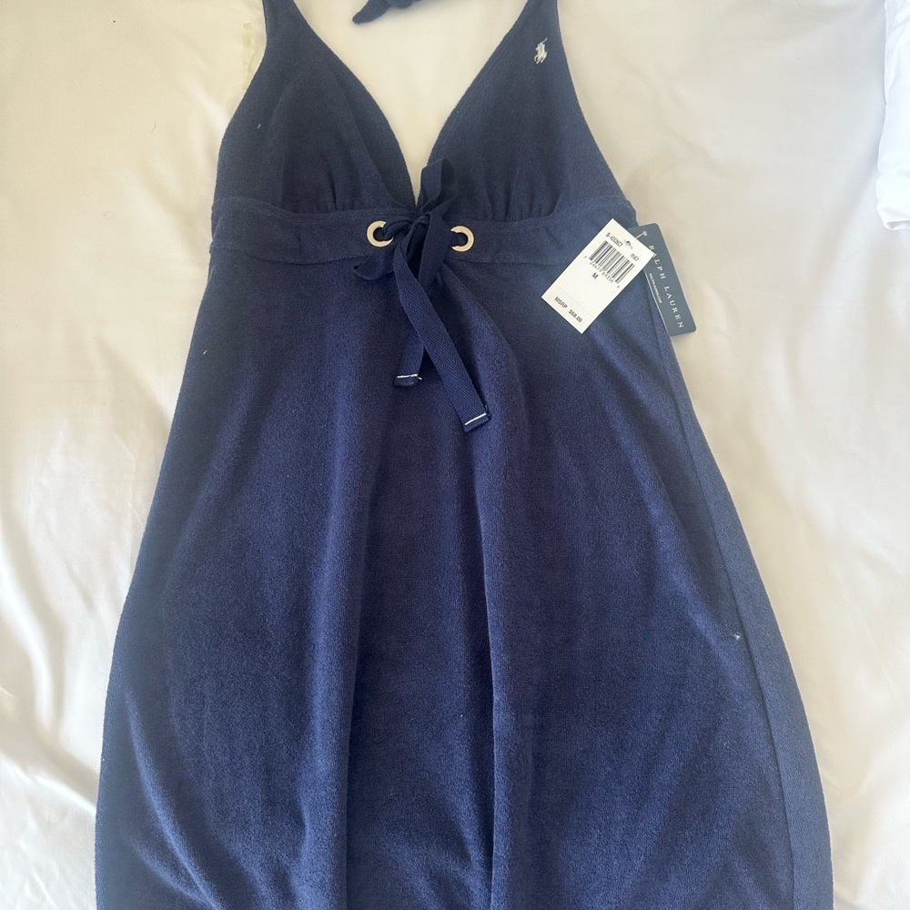 Ralph Lauren Navy Swim Coverup NWT